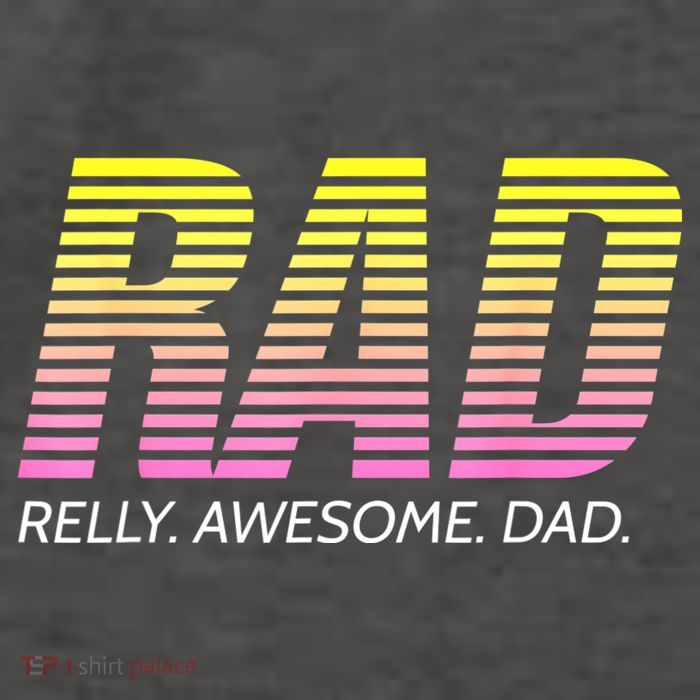 RAD Really Awesome Dad Father's Day Vector Backpack