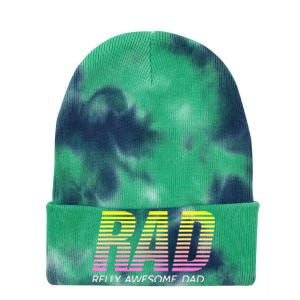 RAD Really Awesome Dad Father's Day Tie Dye 12in Knit Beanie