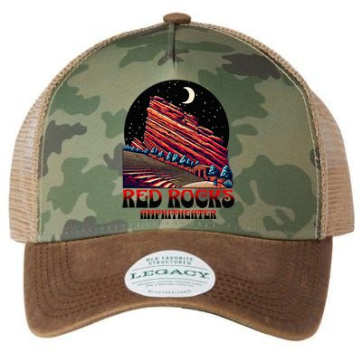 Red Rocks Amphitheater & The Moon Morrison Colorado Legacy Tie Dye Trucker Hat