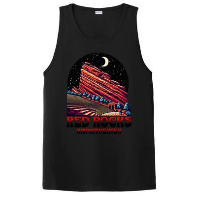 Red Rocks Amphitheater & The Moon Morrison Colorado PosiCharge Competitor Tank