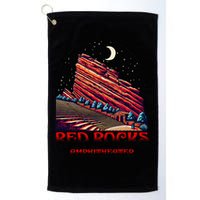 Red Rocks Amphitheater & The Moon Morrison Colorado Golf Towel