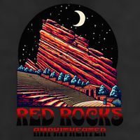 Red Rocks Amphitheater & The Moon Morrison Colorado Golf Towel
