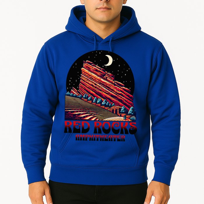 Red Rocks Amphitheater & The Moon Morrison Colorado Hoodie