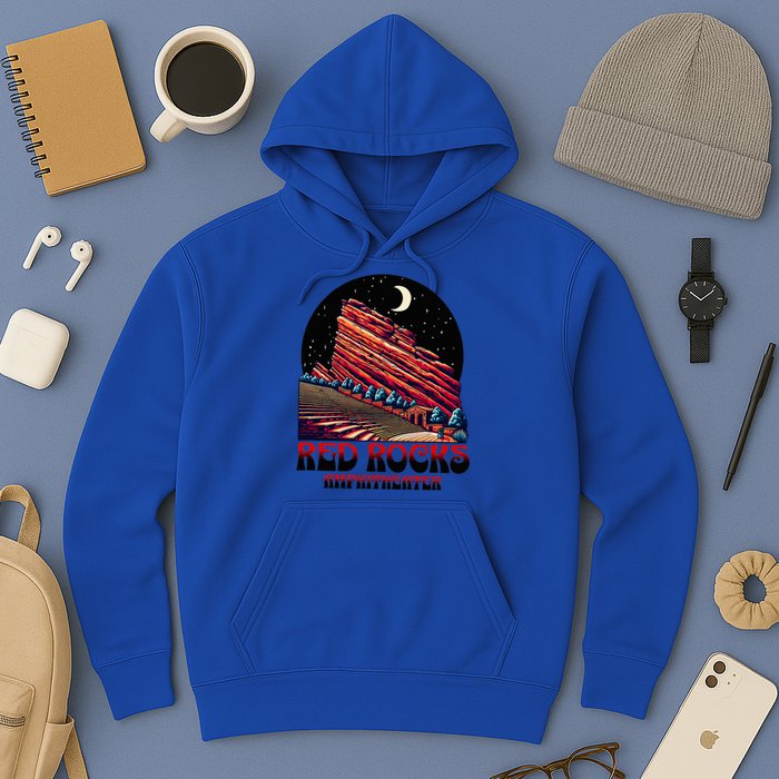 Red Rocks Amphitheater & The Moon Morrison Colorado Hoodie