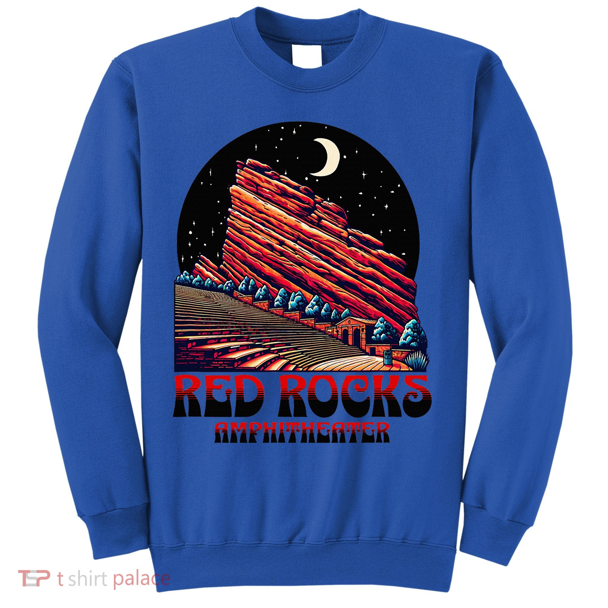 Red Rocks Amphitheater & The Moon Morrison Colorado Sweatshirt