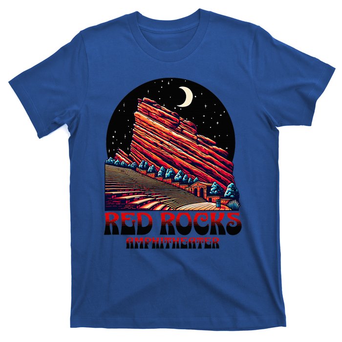 Red Rocks Amphitheater & The Moon Morrison Colorado T-Shirt