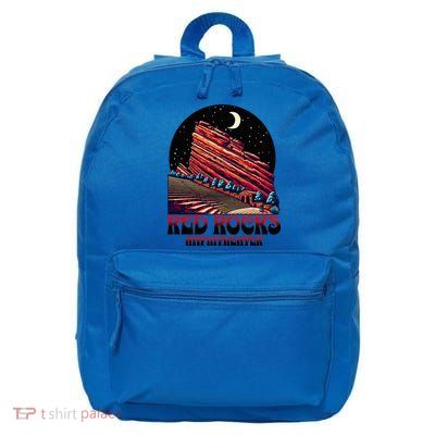 Red Rocks Amphitheater & The Moon Morrison Colorado 16 in Basic Backpack