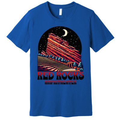 Red Rocks Amphitheater & The Moon Morrison Colorado Premium T-Shirt