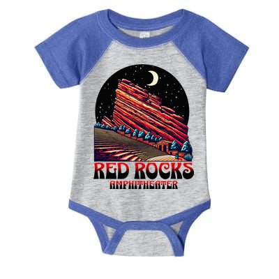 Red Rocks Amphitheater & The Moon Morrison Colorado Infant Baby Jersey Bodysuit