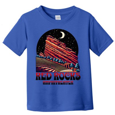 Red Rocks Amphitheater & The Moon Morrison Colorado Toddler T-Shirt