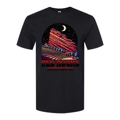 Red Rocks Amphitheater & The Moon Morrison Colorado Softstyle® CVC T-Shirt