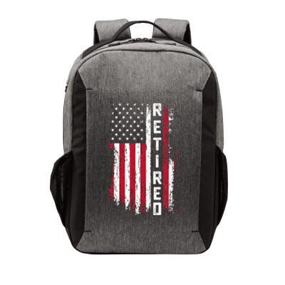 Retirement Retired American Usa Flag Vector Backpack