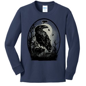 Raven Kids Long Sleeve Shirt