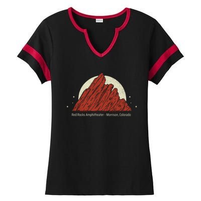 Red Rocks Amphitheater - Morrison Colorado Ladies Halftime Notch Neck Tee