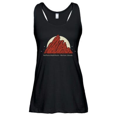 Red Rocks Amphitheater - Morrison Colorado Ladies Essential Flowy Tank