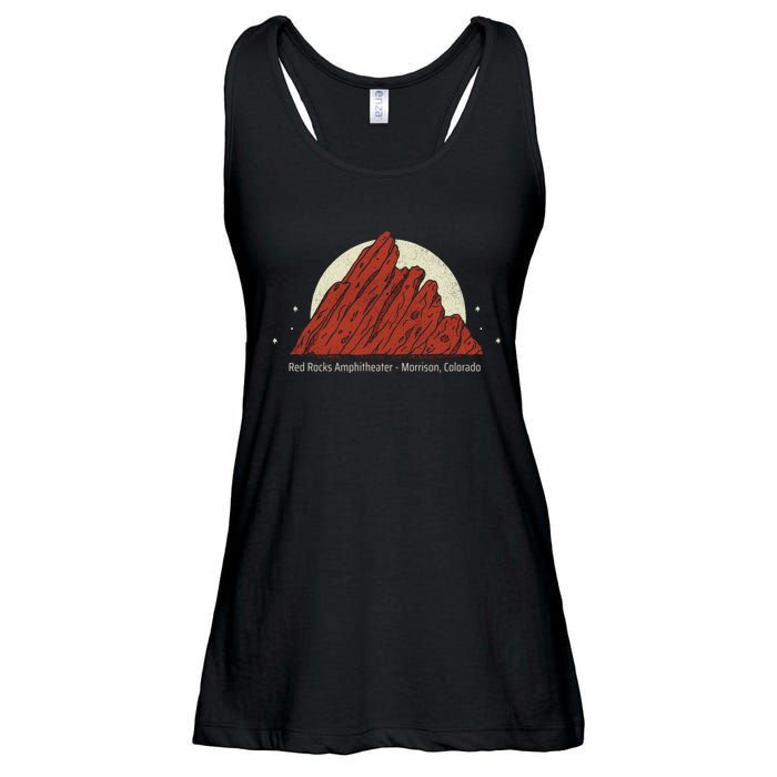 Red Rocks Amphitheater - Morrison Colorado Ladies Essential Flowy Tank