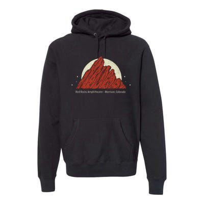 Red Rocks Amphitheater - Morrison Colorado Premium Hoodie