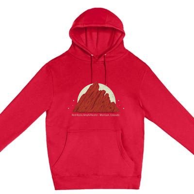 Red Rocks Amphitheater - Morrison Colorado Premium Pullover Hoodie