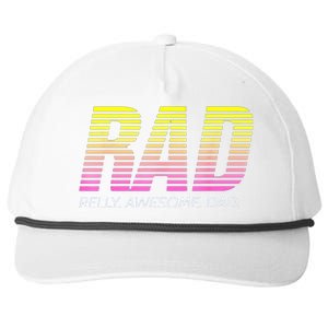 RAD Really Awesome Dad Fathers Day Snapback Five-Panel Rope Hat