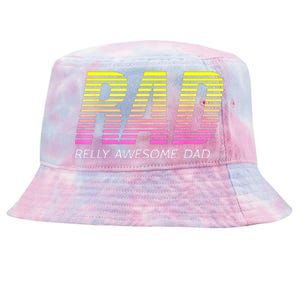 RAD Really Awesome Dad Fathers Day Tie-Dyed Bucket Hat