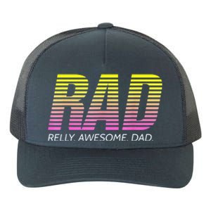 RAD Really Awesome Dad Fathers Day Yupoong Adult 5-Panel Trucker Hat