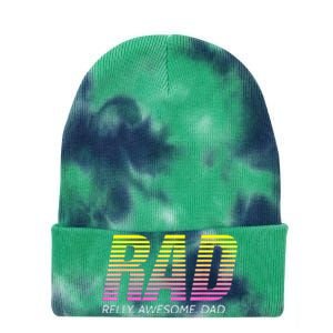 RAD Really Awesome Dad Fathers Day Tie Dye 12in Knit Beanie