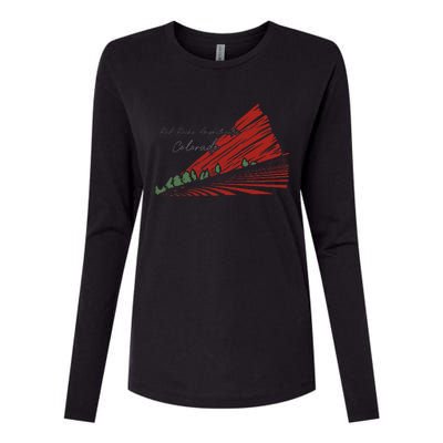 Red Rocks Amphitheater Colorado Womens Cotton Relaxed Long Sleeve T-Shirt