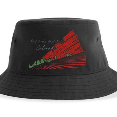 Red Rocks Amphitheater Colorado Sustainable Bucket Hat