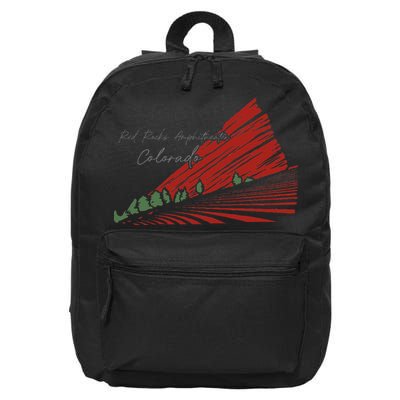 Red Rocks Amphitheater Colorado 16 in Basic Backpack