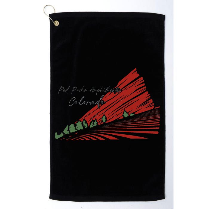 Red Rocks Amphitheater Colorado Golf Towel