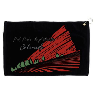 Red Rocks Amphitheater Colorado Grommeted Golf Towel