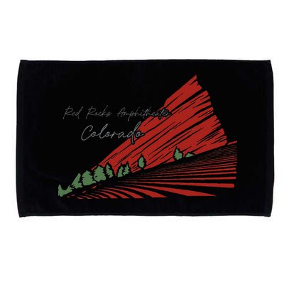 Red Rocks Amphitheater Colorado Microfiber Hand Towel