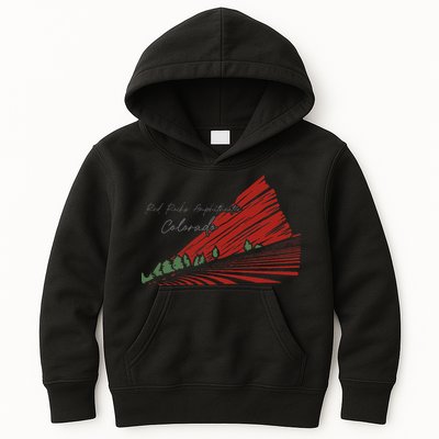 Red Rocks Amphitheater Colorado Kids Hoodie