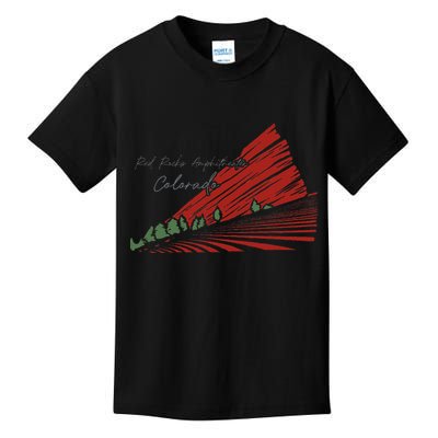 Red Rocks Amphitheater Colorado Kids T-Shirt