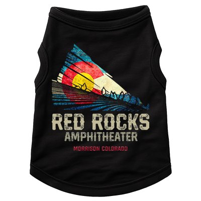 Red Rocks Amphitheater Colorado C State Flag Doggie Tank