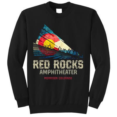 Red Rocks Amphitheater Colorado C State Flag Sweatshirt