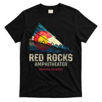 Red Rocks Amphitheater Colorado C State Flag T-Shirt