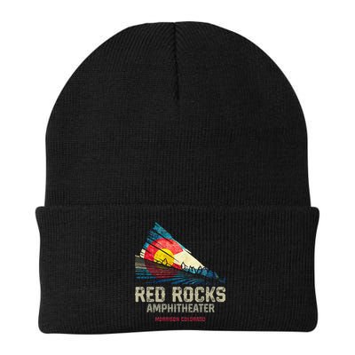 Red Rocks Amphitheater Colorado C State Flag Beanie