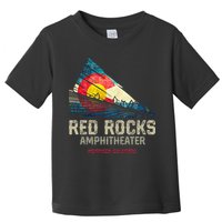 Red Rocks Amphitheater Colorado C State Flag Toddler T-Shirt