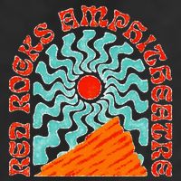 Red Rocks Amphitheater Colorado Hippie Poster Beanie
