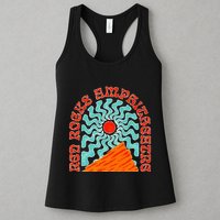 Red Rocks Amphitheater Colorado Hippie Poster Womens Tank Top