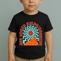 Red Rocks Amphitheater Colorado Hippie Poster Toddler T-Shirt