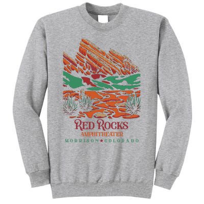 Red Rocks Amphitheater Morrison Colorado Poster Art Tall Sweatshirt