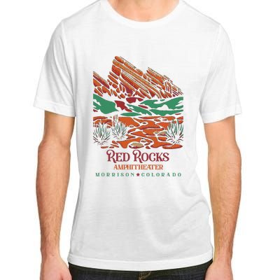 Red Rocks Amphitheater Morrison Colorado Poster Art Adult ChromaSoft Performance T-Shirt