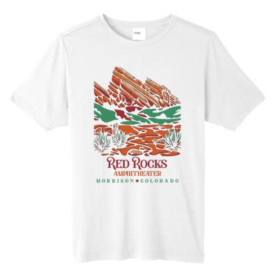 Red Rocks Amphitheater Morrison Colorado Poster Art Tall Fusion ChromaSoft Performance T-Shirt