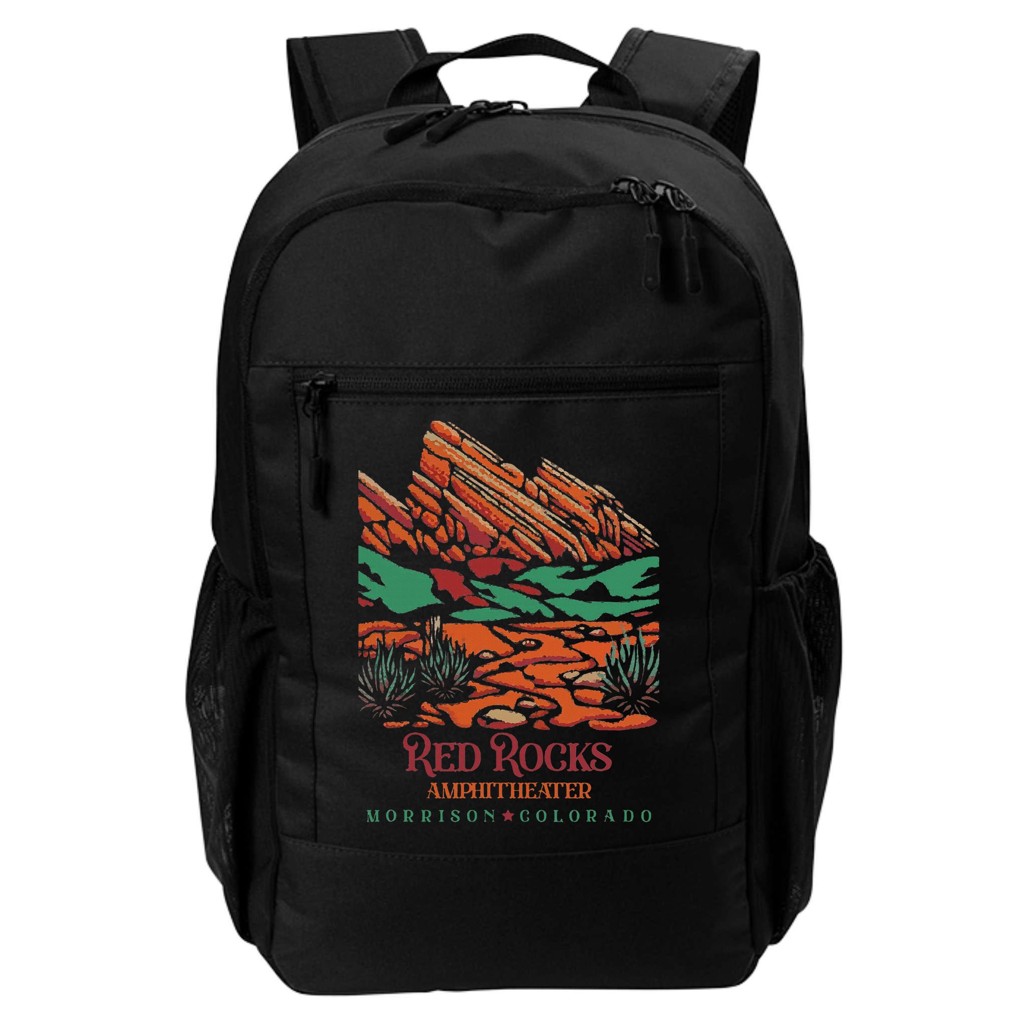 Red Rocks Amphitheater Morrison Colorado Poster Art Backpack
