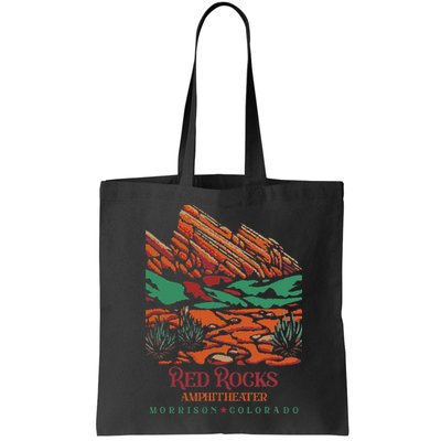 Red Rocks Amphitheater Morrison Colorado Poster Art Bag