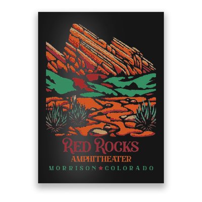 Red Rocks Amphitheater Morrison Colorado Poster Art Poster