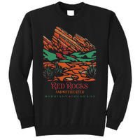 Red Rocks Amphitheater Morrison Colorado Poster Art Tall Sweatshirt