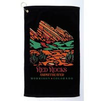 Red Rocks Amphitheater Morrison Colorado Poster Art Golf Towel
